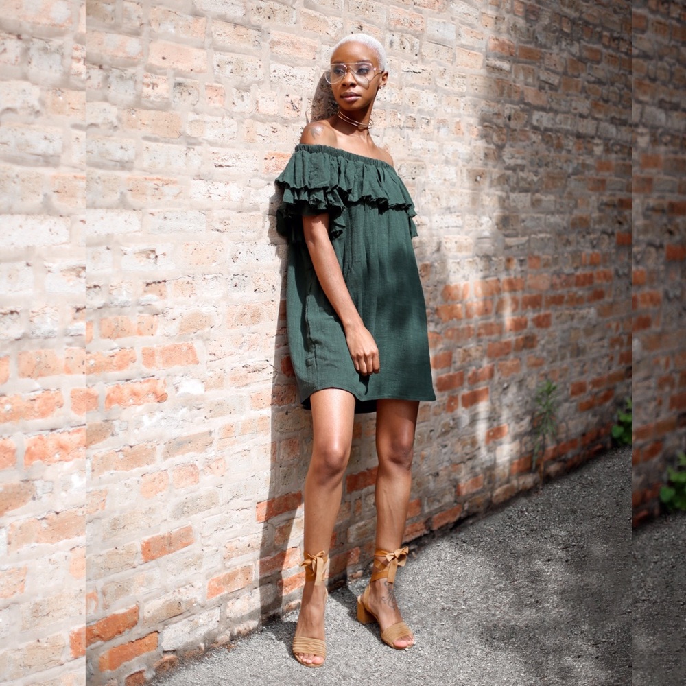 Off the Shoulder Mini Dress
